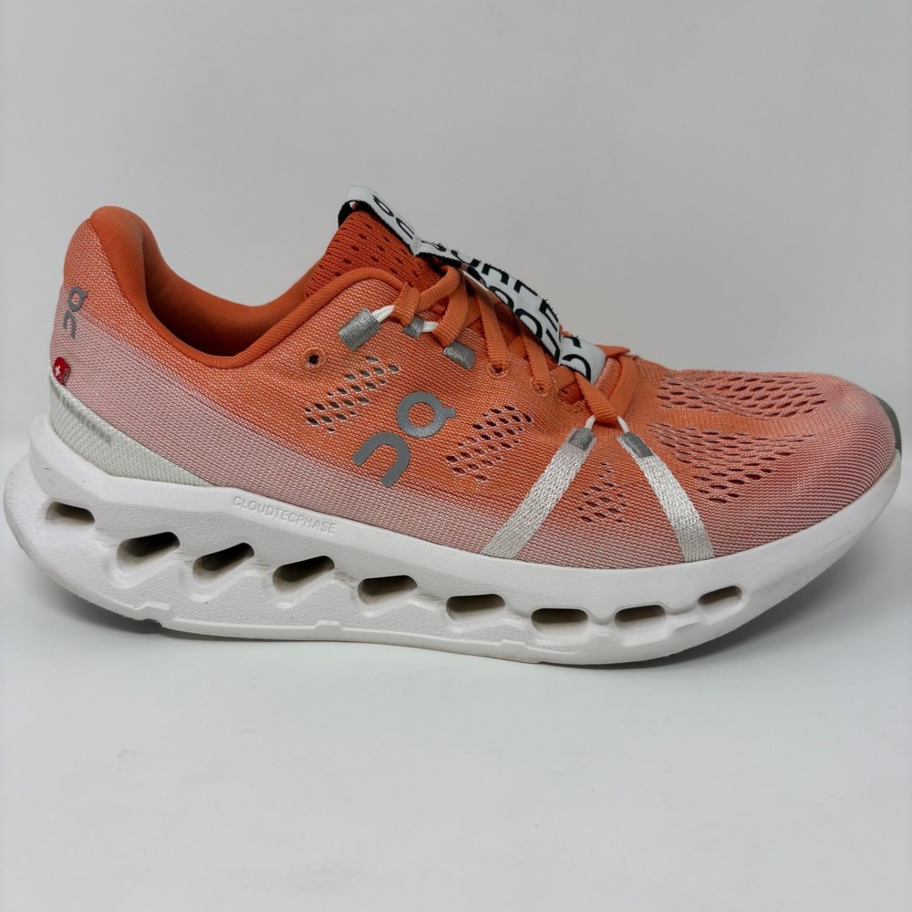 On Cloudsurfer 2 Women's Size 8 Orange White Running Shoes (3WD10441204)